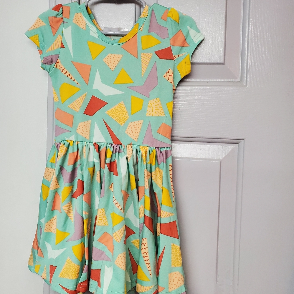 2T Cap - Mint with Shapes